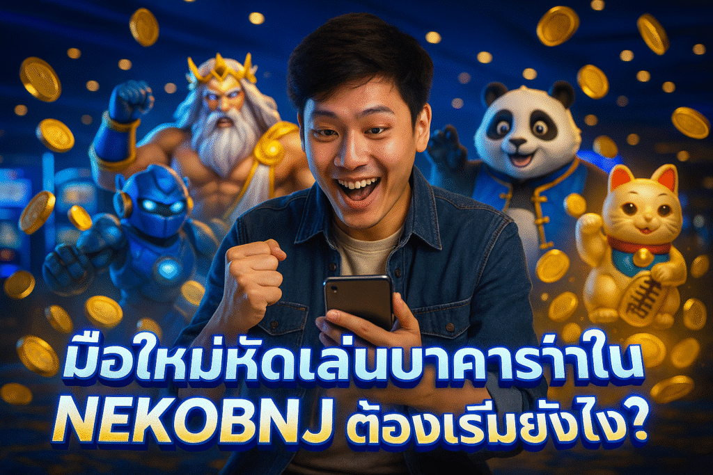 มือใหม่หัดเล่นบาคาร่าใน NEKOBNJ ต้องเริ่มยังไง?